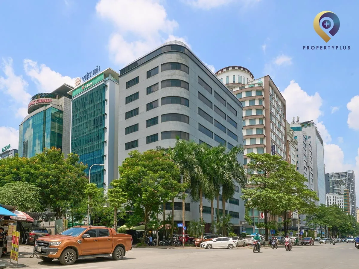 Toàn cảnh tòa nhà 3D-Building nhìn từ đường phố